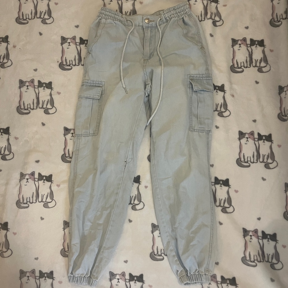 xs forever 21 jean style joggers